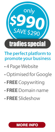 tradies website package